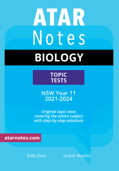 (NEW) ATAR Notes HSC Biology Year 11 Topic Tests (2024-2026)