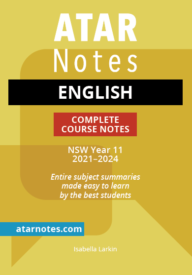 (NEW) ATAR Notes HSC English Year 11 Notes (2024-2026)