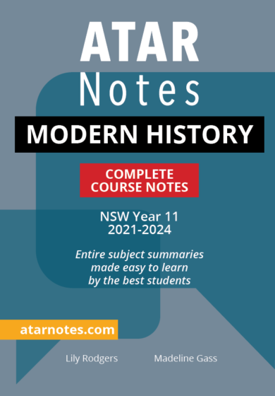 (NEW) ATAR Notes HSC Modern History Year 11 Notes (2024-2026)