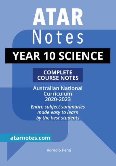 (NEW) ATAR Notes Year 10 Science Notes (2025-2027)