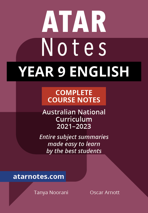 (NEW) ATAR Notes Year 9 English Notes (2024-2026)