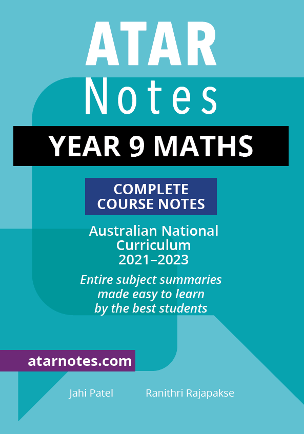 (NEW) ATAR Notes Year 9 Maths Notes (2024-2026)