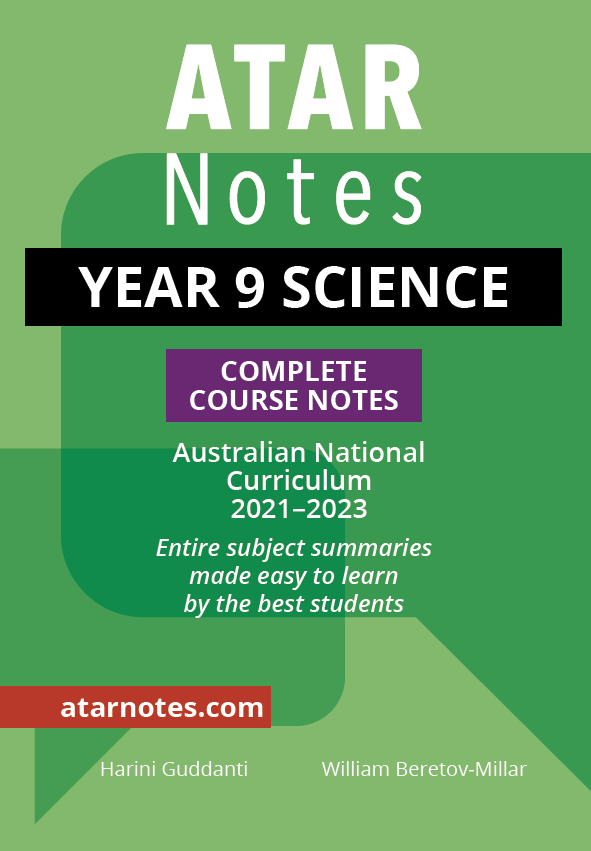 (NEW) ATAR Notes Year 9 Science Notes (2025-2027)