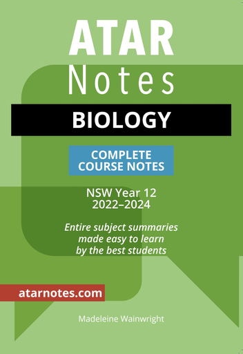 (NEW) ATAR Notes HSC Biology Year 12 Notes (2024-2026)