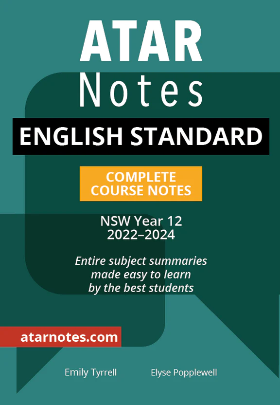 (NEW) ATAR Notes HSC English Standard Year 12 Notes (2024-2026)