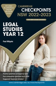 Cambridge Checkpoints NSW Legal Studies Year 12 2022-2023