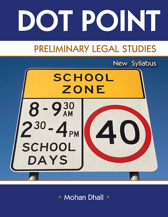 Dot Point Legal Studies Preliminary