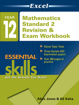 Excel Year 12 Mathematics Standard 2 Revision & Exam Workbook