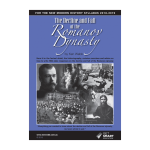 Ken Webb: The Decline and Fall of the Romanov Dynasty