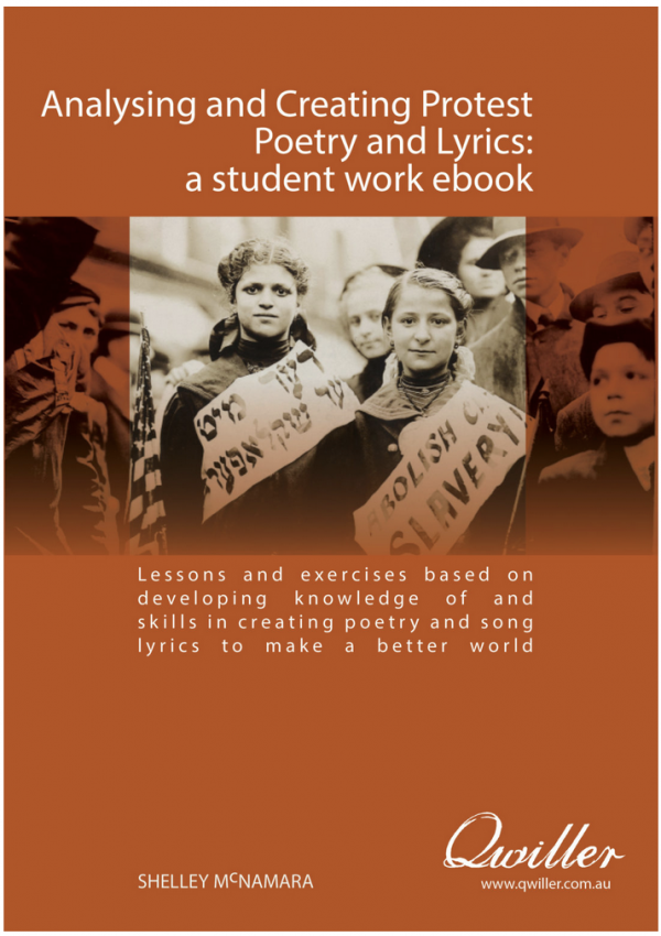 Qwiller Analysing and Creating Protest Poetry and Lyrics Print Workbook