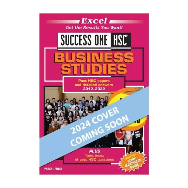 Excel Success One HSC Business Studies 2024 Edition [Due Feb 2024]